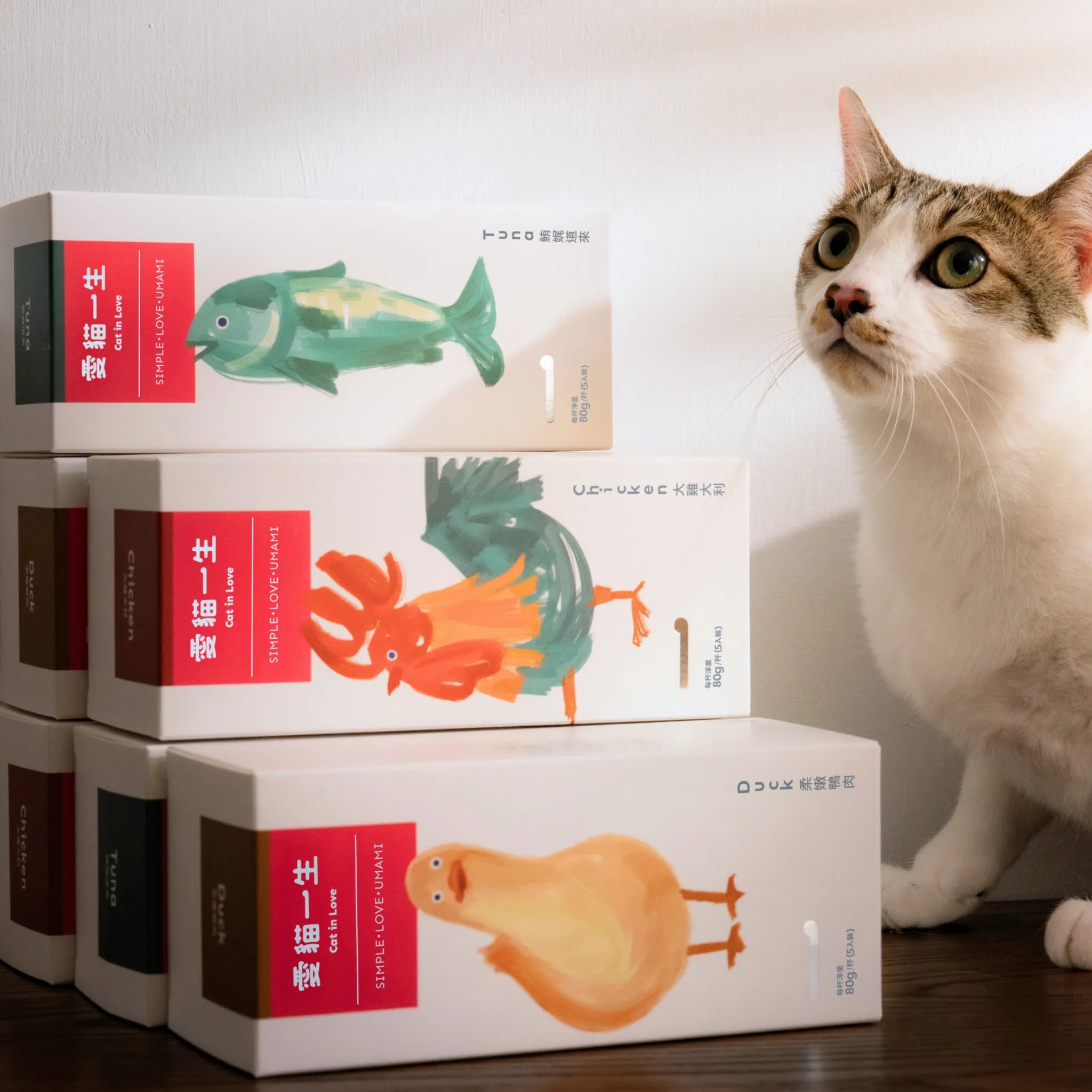 愛貓一生｜天然食材主食杯・尊榮組（6 盒 30 杯）